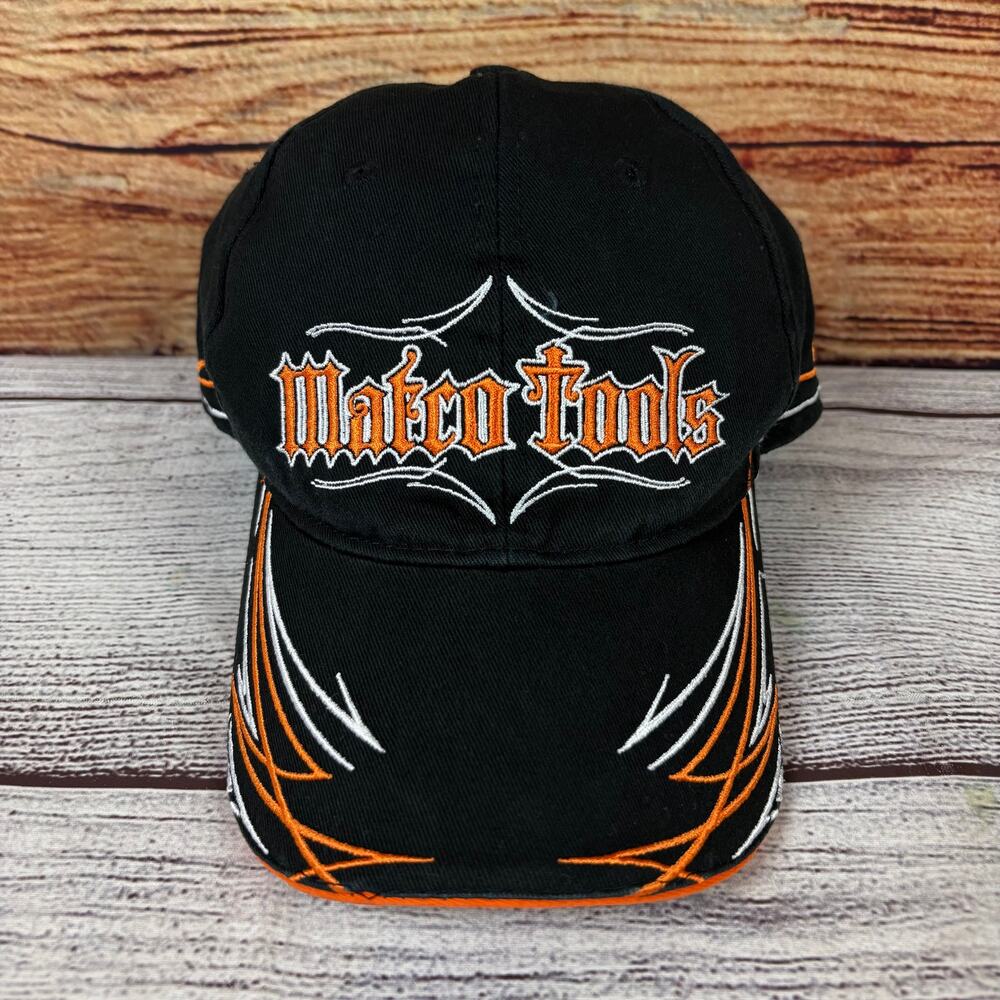 Vintage Y2k Matco Tools Flame Embroidered Adjustable Hat